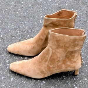 Madewell The Dimes Kitten-Heel Ankle Boots (New)